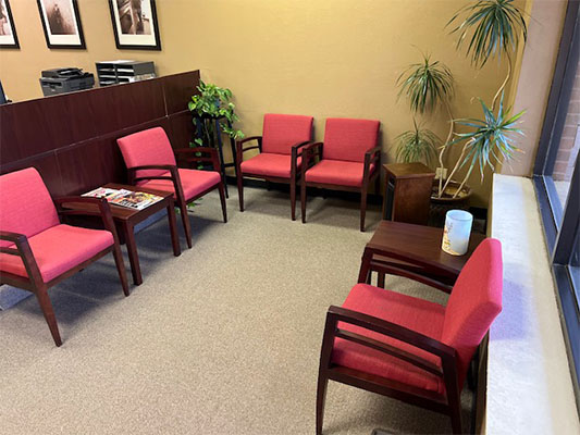 Chiropractic Lenexa KS Office Waiting Area